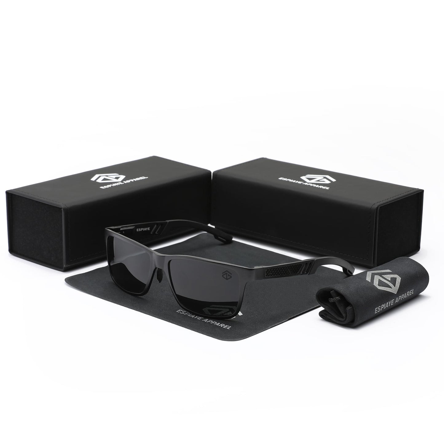 Archetypes - Espiaye Apparel Gun Metal/Blue Sunglasses