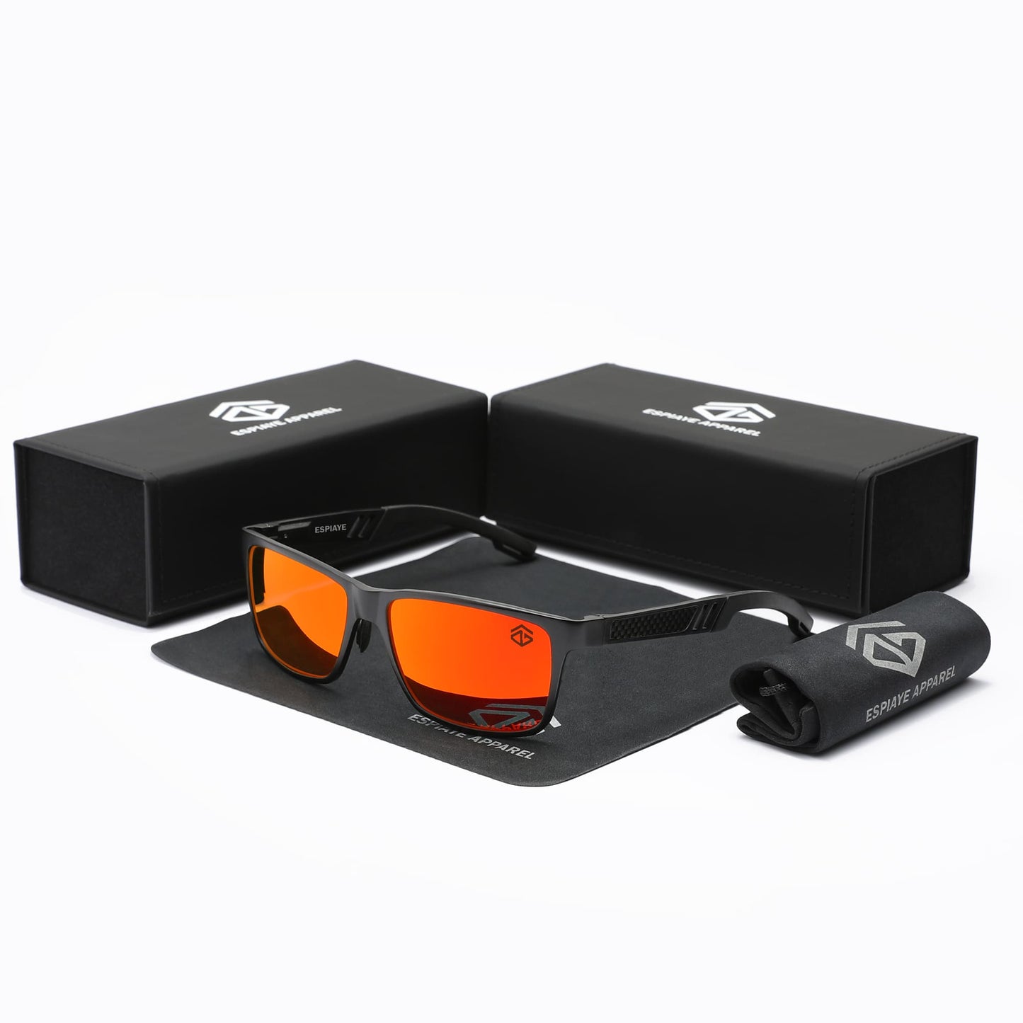 Archetypes - Espiaye Apparel Gun Metal/Blue Sunglasses