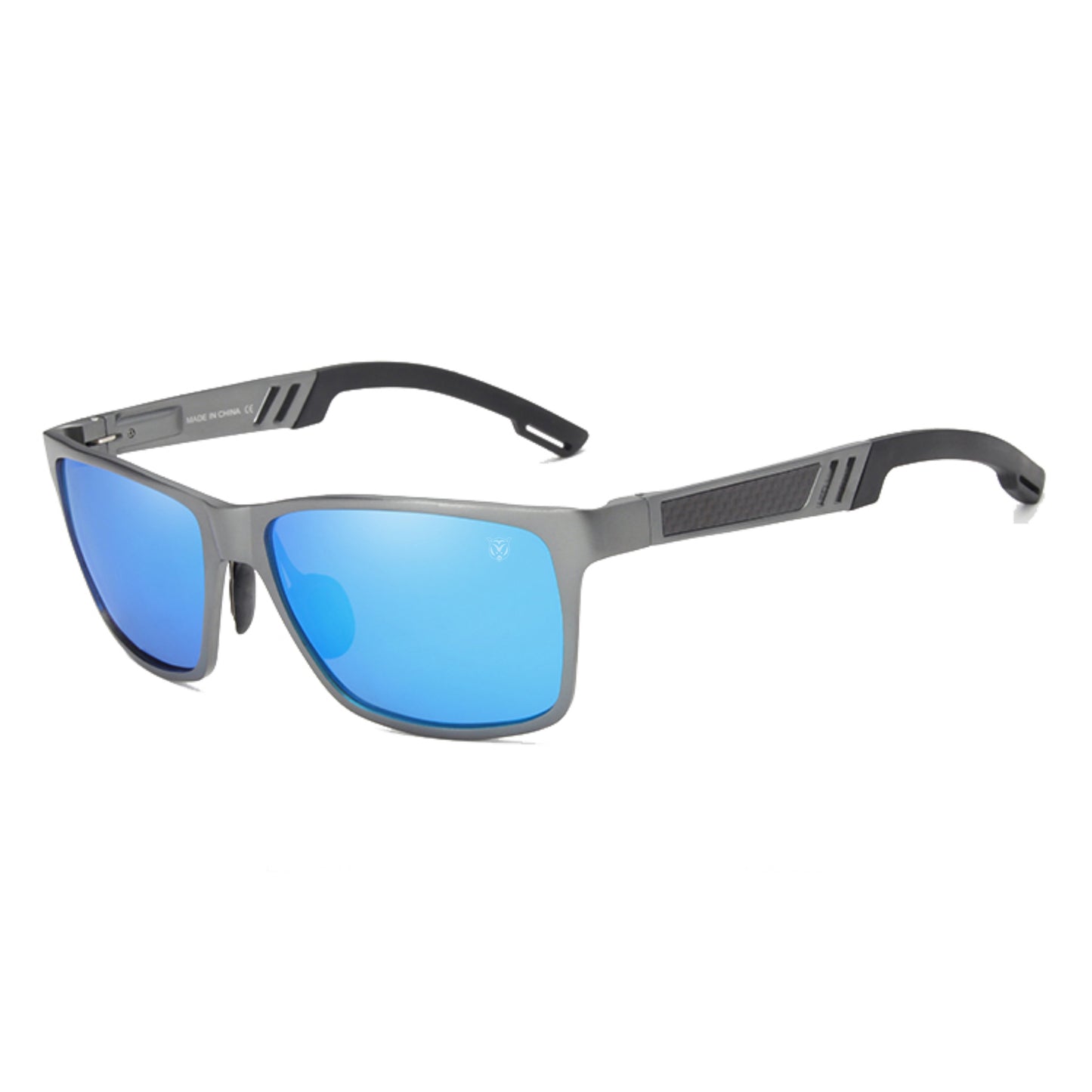 Archetypes - Espiaye Apparel Gun Metal/Blue Sunglasses