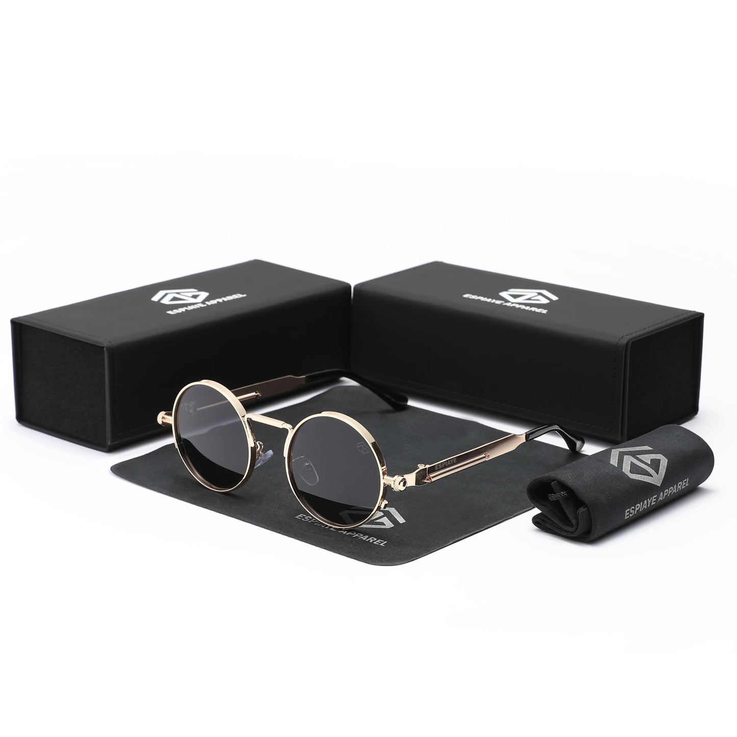 Hugos - Espiaye Apparel Gold/Gray Sunglasses