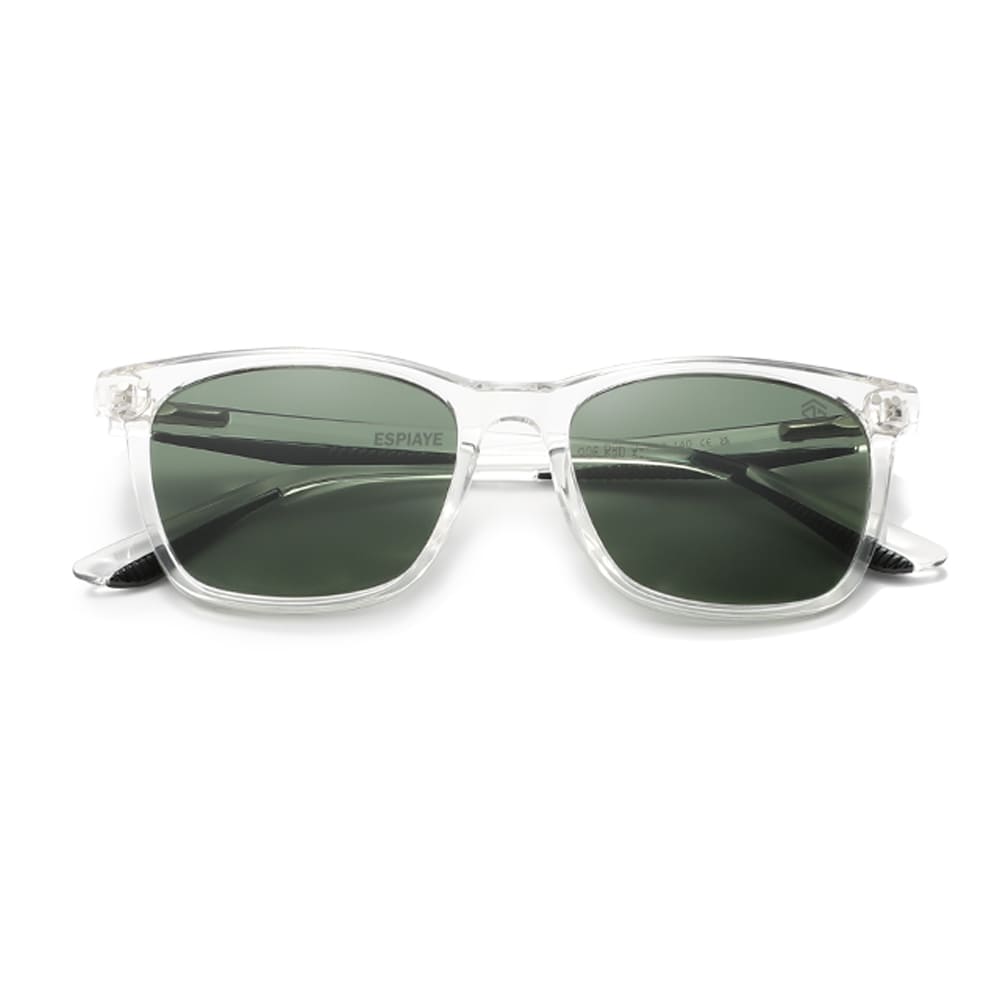 Brooklyns - Espiaye Apparel Clear/Green Sunglasses