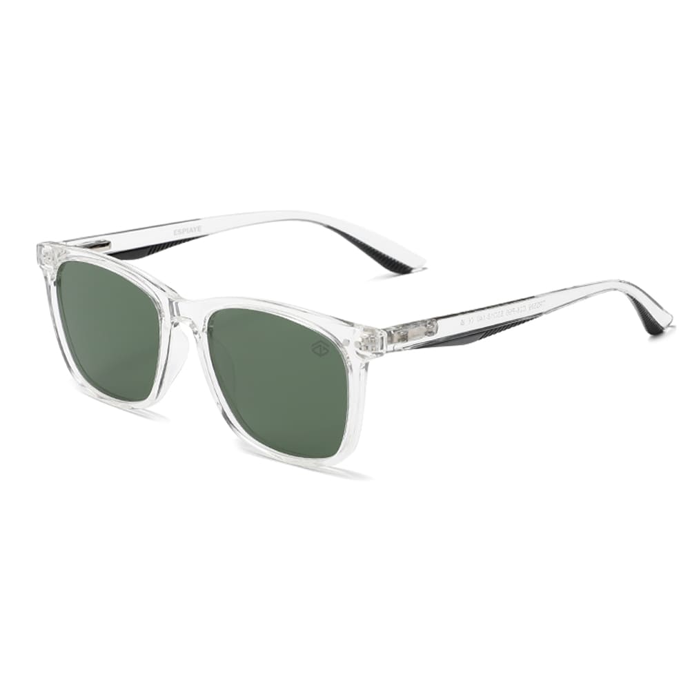Brooklyns - Espiaye Apparel Clear/Green Sunglasses