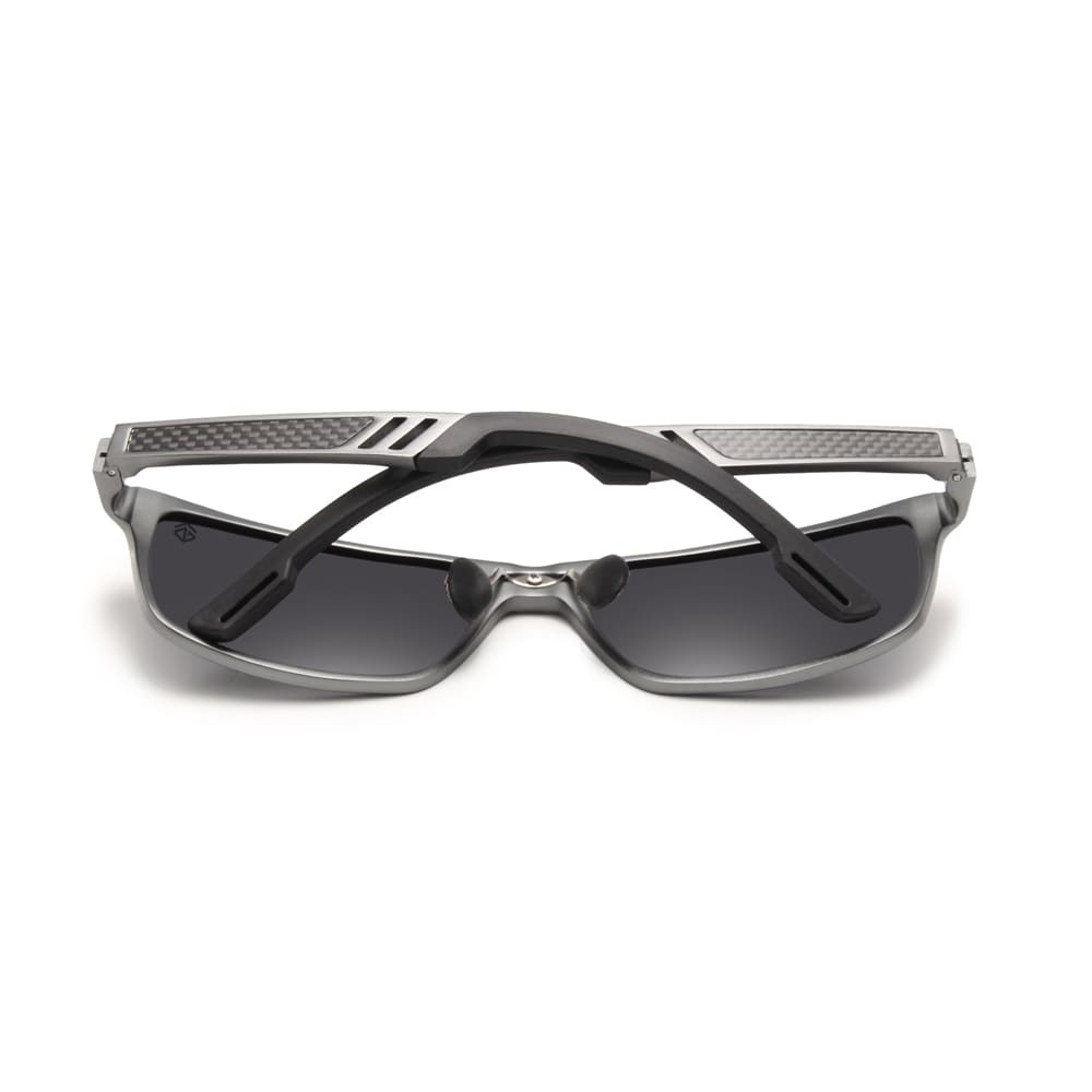 Archetypes - Espiaye Apparel Gun Metal/Blue Sunglasses