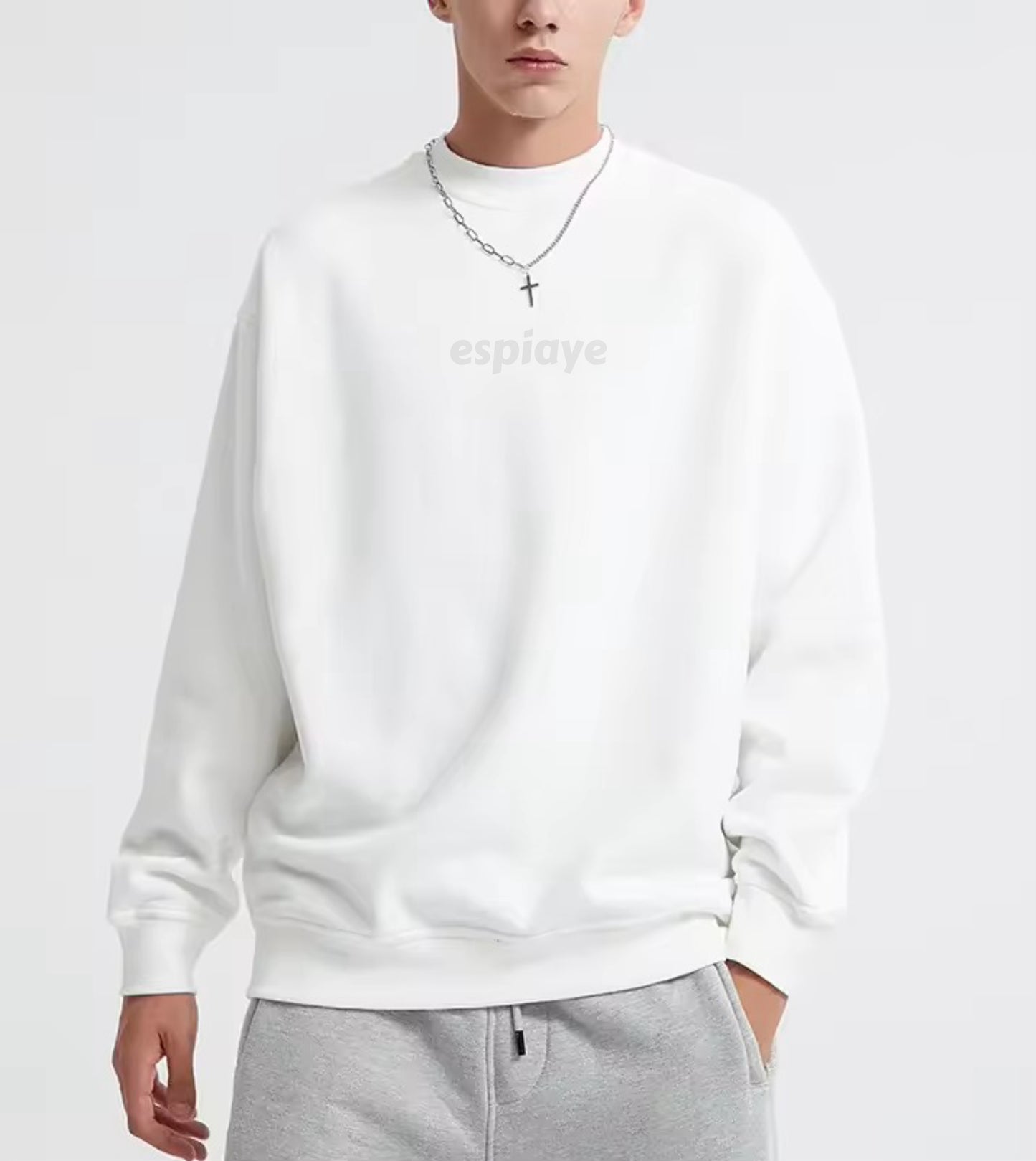 Staple Sweatshirt - Espiaye Apparel Beige / 2XS Sweatshirt