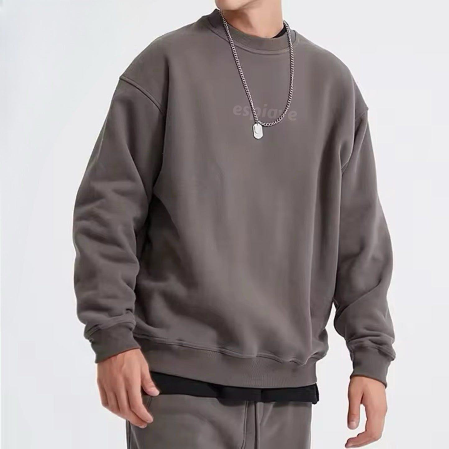 Staple Sweatshirt - Espiaye Apparel Beige / 2XS Sweatshirt