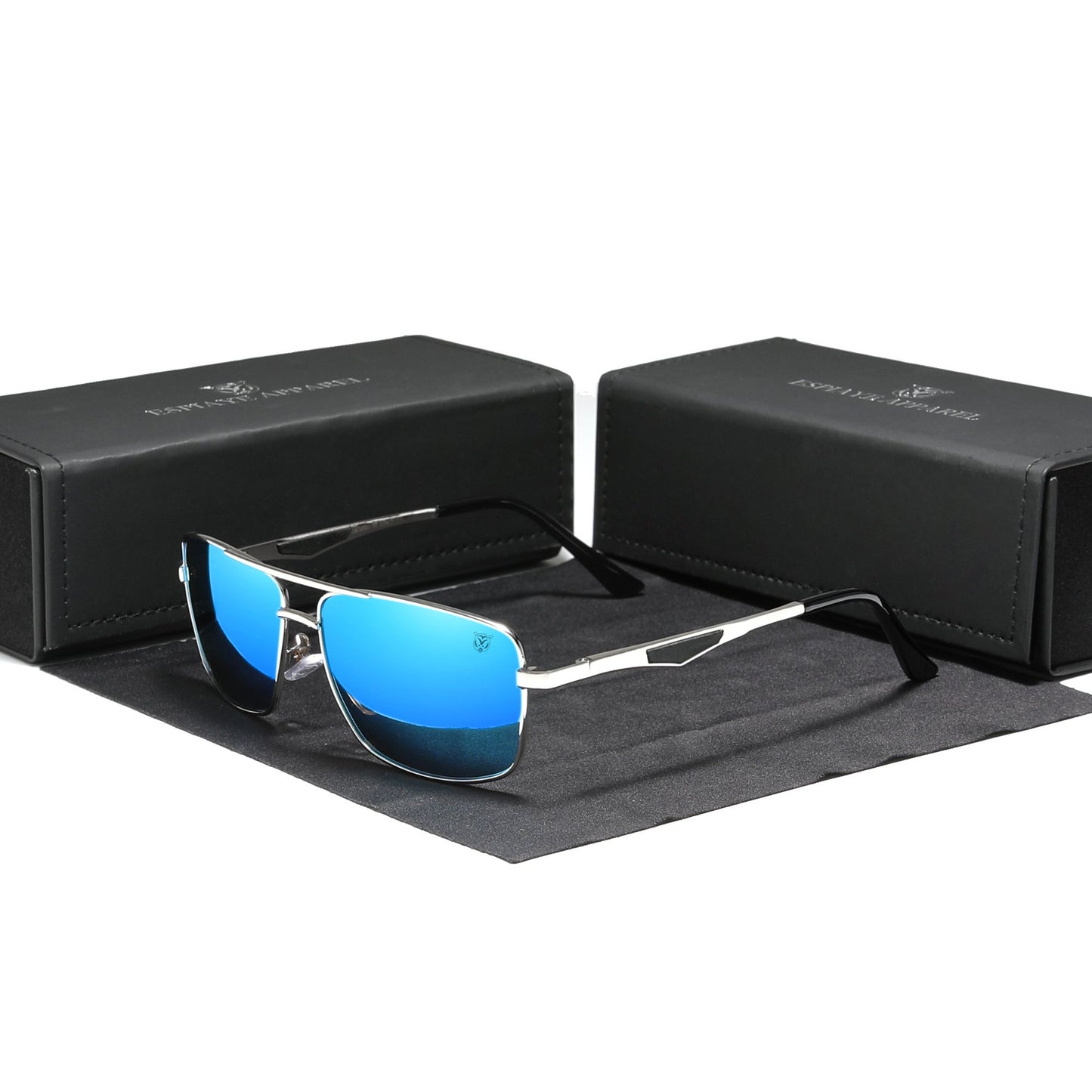 Mavericks - Espiaye Apparel Silver/Blue Sunglasses