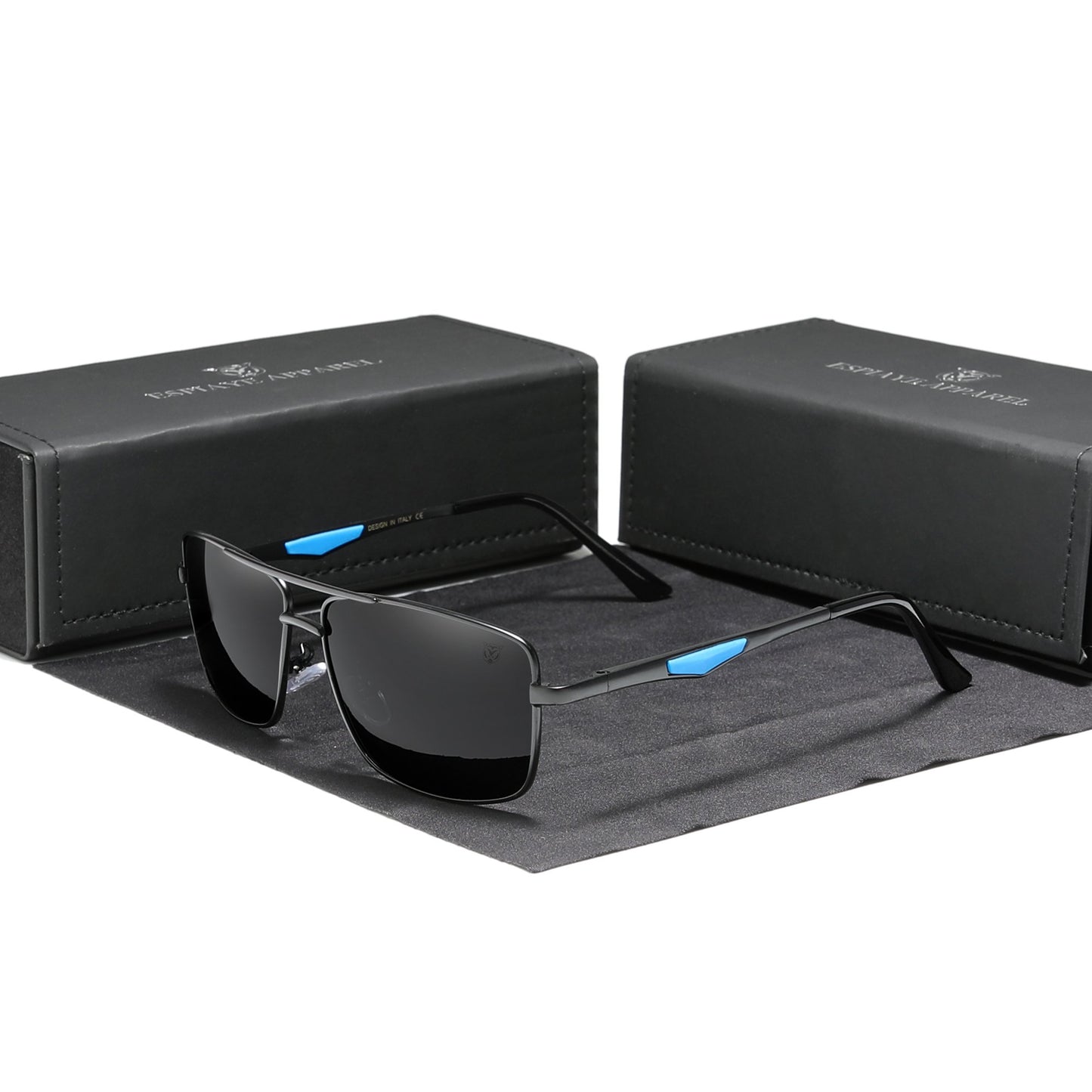 Mavericks - Espiaye Apparel Silver/Blue Sunglasses