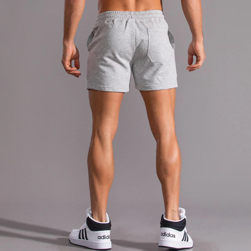 Mens Grey Cotton Gym Shorts | Sol Apparel | Buy Yours Now