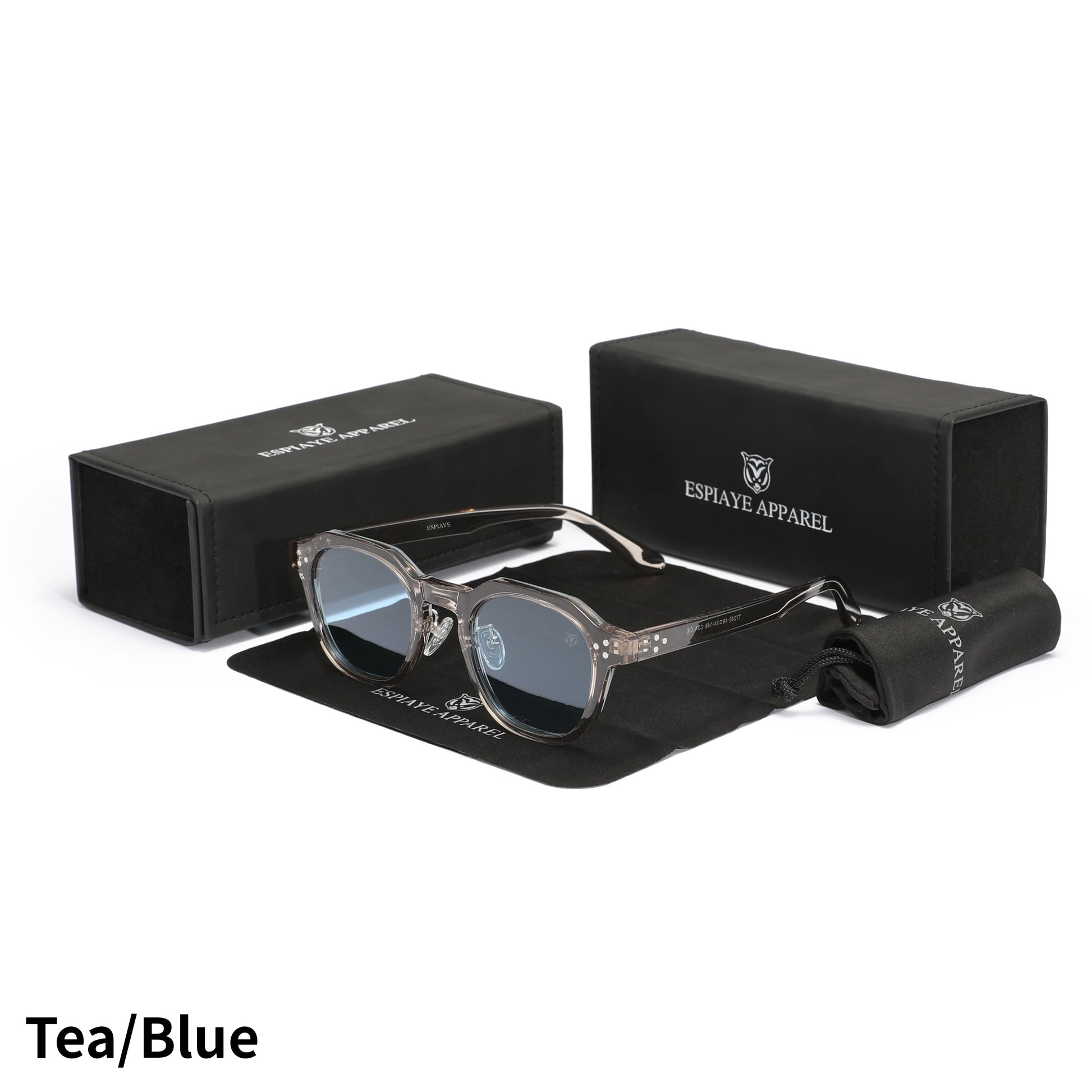 Espiaye Archetypes Polarized Sunglasses Gun Metal/Blue