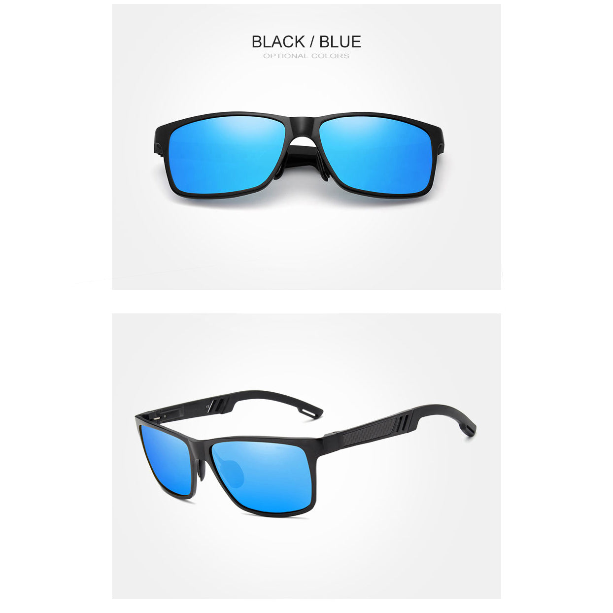 Espiaye Archetypes Polarized Sunglasses Gun Metal/Blue